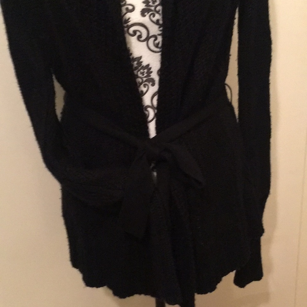 Black cardigan sweater - Picture 3 of 5